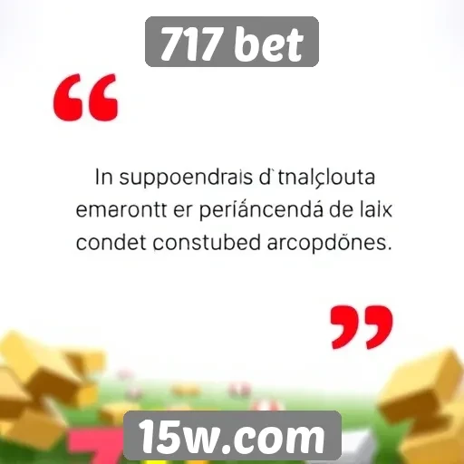 Opiniões de usuários sobre a experiência na 717 bet